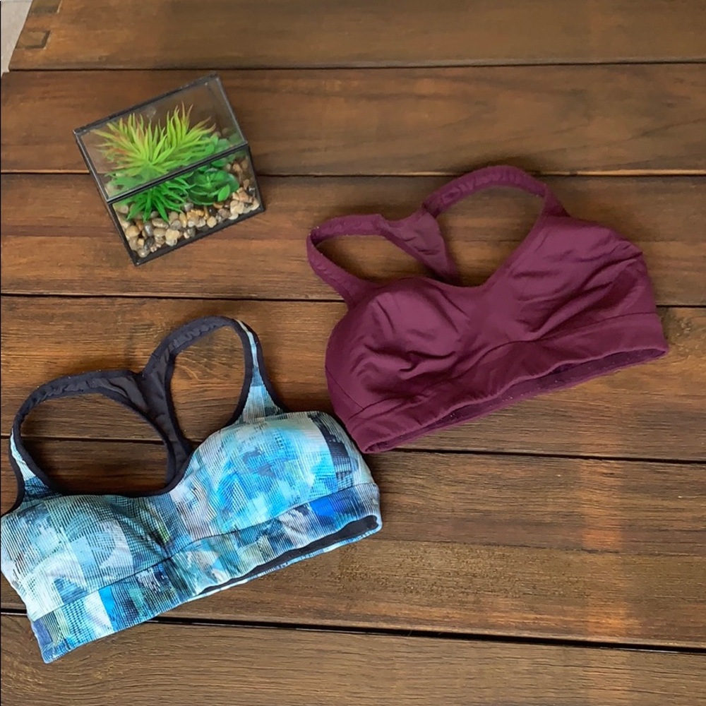 Lululemon Speed Up Sports Bras- Bundle of 2